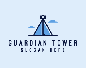 Photography Tripod Tent  logo design