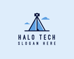 Photography Tripod Tent  logo design