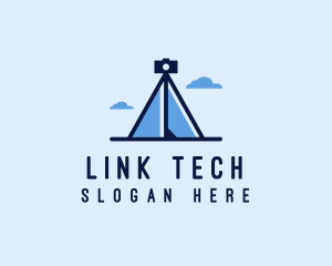 Photography Tripod Tent  logo design