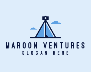 Photography Tripod Tent  logo design