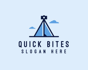 Photography Tripod Tent  logo design