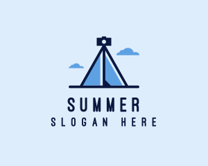 Photography Tripod Tent  logo design