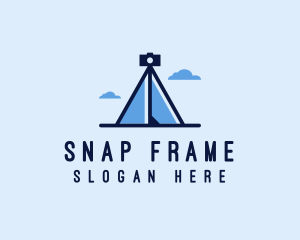 Picture - Camera Tripod Tent logo design