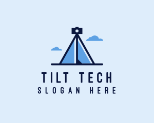 Photography Tripod Tent  logo design