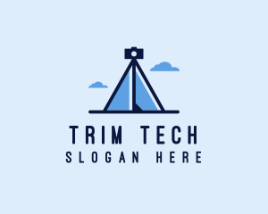 Photography Tripod Tent  logo design