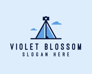 Photography Tripod Tent  logo design