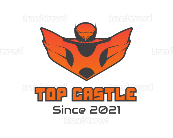 Orange Bird Shield Logo