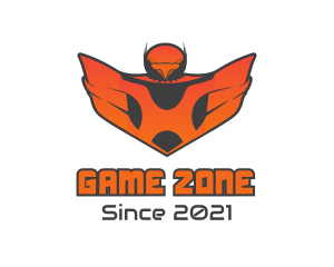 Orange Bird Shield logo design