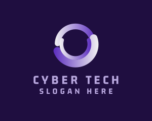 Cyber - Digital Cyber Letter O logo design