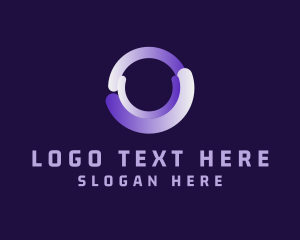 Letter O - Digital Cyber Letter O logo design