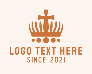 Regal - Holy Crucifix Crown logo design
