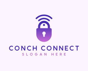 Signal Lock Security logo design