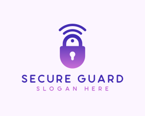 Signal Lock Security logo design