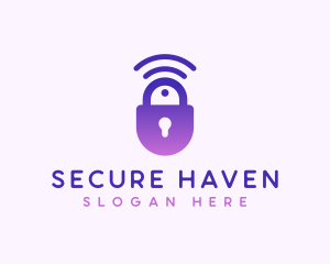 Privacy - Signal Lock Security logo design
