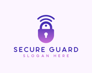 Security - Signal Lock Security logo design