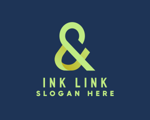 Ligature - Modern Business Ampersand logo design