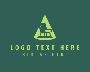 Armchair - Chair Furniture Decor logo design