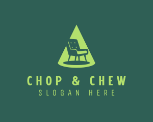 Spotlight - Chair Furniture Decor logo design