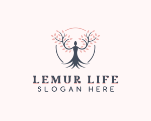 Cherry Blossom Wellness logo design