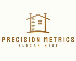 Measurement - House Measurement Construction logo design