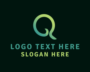 Gradient - Minimalist Modern Business Letter Q logo design