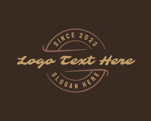 Vlogger - Retro Bar Diner Business logo design