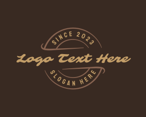 Blogger - Retro Bar Diner Business logo design
