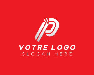 Corporate Business Letter P Logo