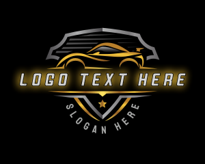 Auto Detailing - Automotive Car Garage logo design