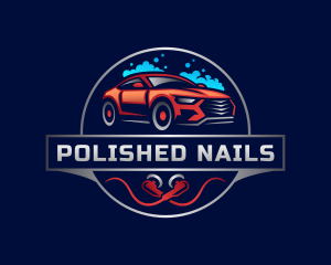 Car Wash Disinfection logo design