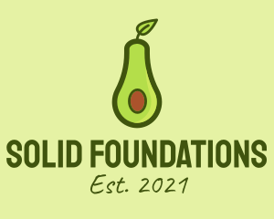 Fruit Juice - Avocado Fruit Stall logo design