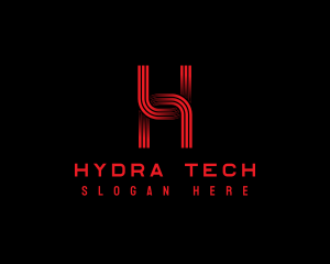 Modern  Tech Letter H logo design