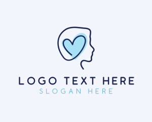 Thinking - Heart Mind Health logo design