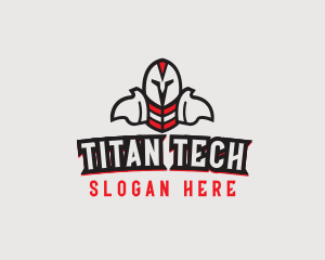 Titan - Metal Knight Gamer logo design