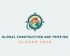 Tourist - Travel Compass Tourism logo design