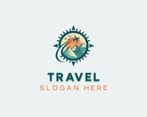 Travel Compass Tourism logo design