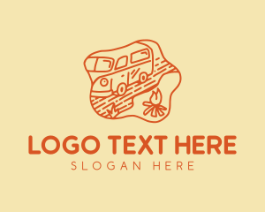 Trailer - Trailer Van Camp logo design