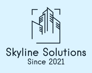 Skyline - Skyline Building Outline logo design