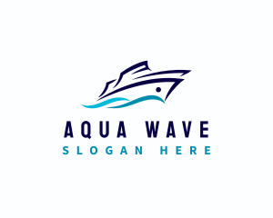 Ocean Wave Cruise logo design