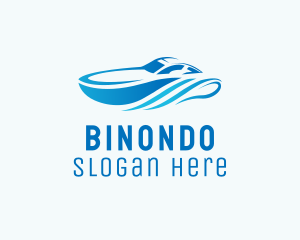 Blue Boat Transportation  Logo