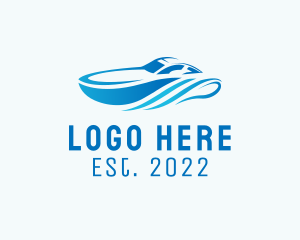 Port - Blue Boat Transportation logo design