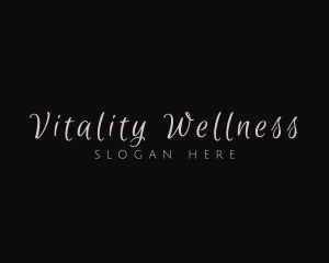 Feminine Wellness Script logo design