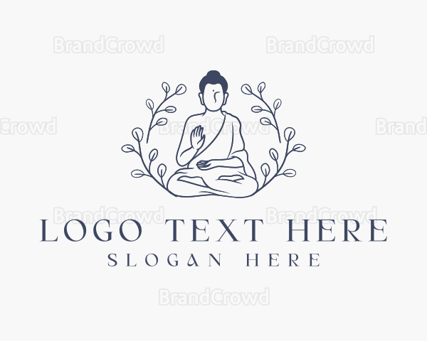 Spiritual Buddhism Religion Logo