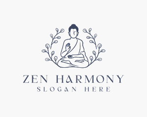 Buddhism - Spiritual Buddhism Religion logo design