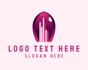 Metro - Urban Tower Building logo design