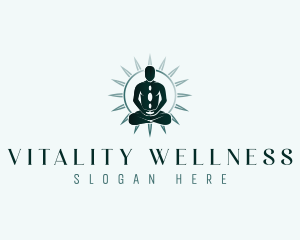 Yoga Wellness Meditation logo design