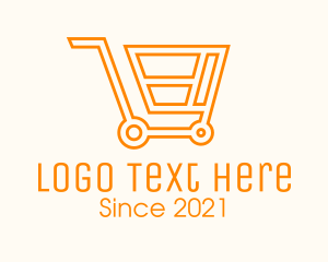 Convenience Store - Market Grocery Cart logo design