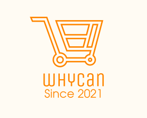 Online Shop - Market Grocery Cart logo design