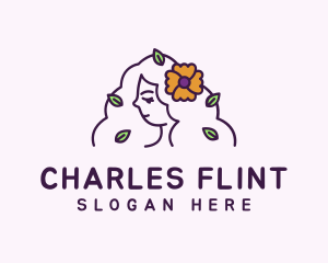 Floral - Flower Hair Salon logo design
