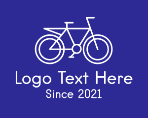 Cycling - White Bike Cycling logo design
